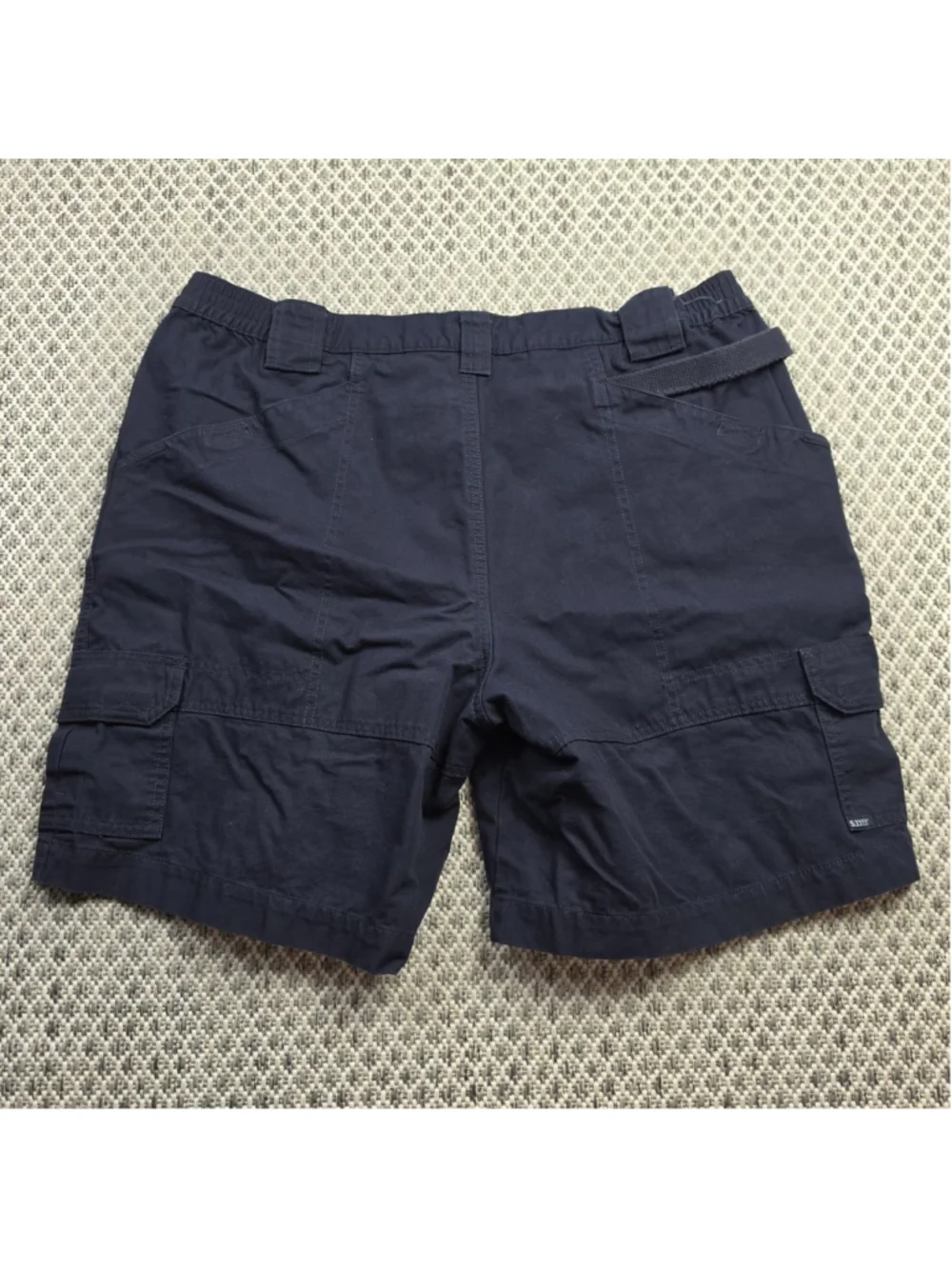 5.11 Tactical Mens 42 Navy Blue Cargo Shorts Military Utility Work Outdoor